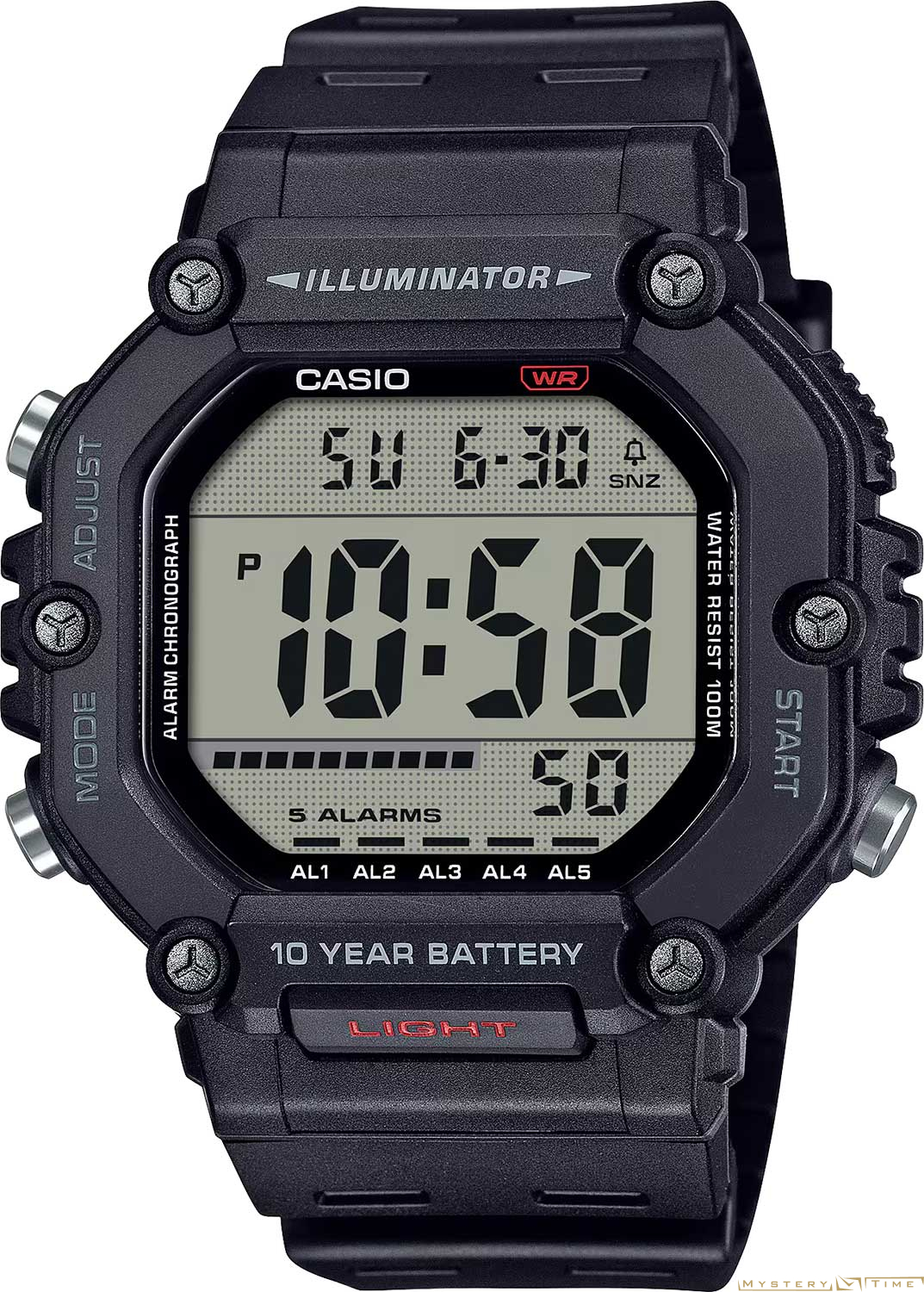 Часы японские наручные мужские кварцевые на ремне Casio AE-1600H-1A